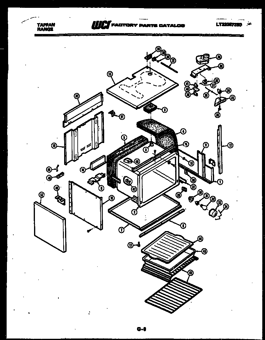 Tappan 37-2957-00-01 body parts diagram
