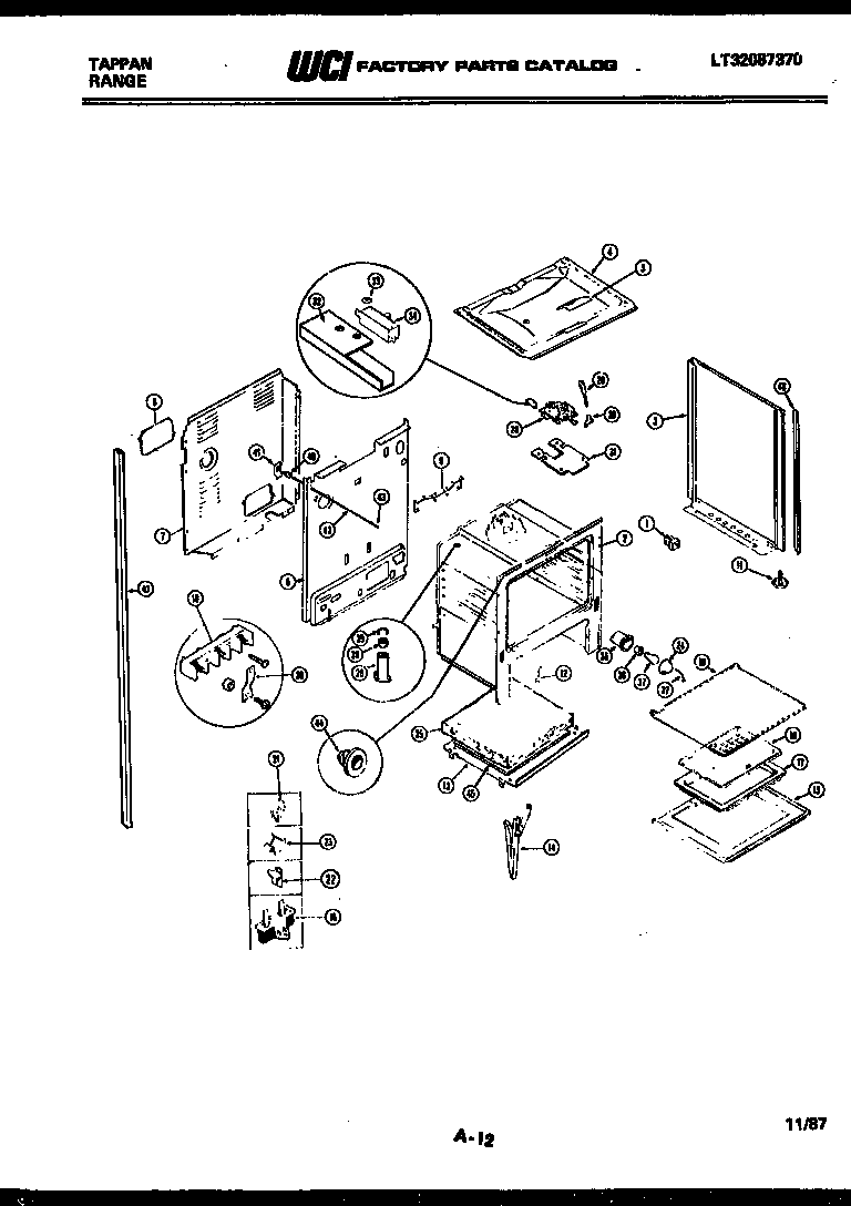 Tappan 31-4967-66-02 body parts diagram