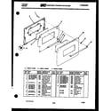 Tappan 12-5063-23-05 door parts diagram