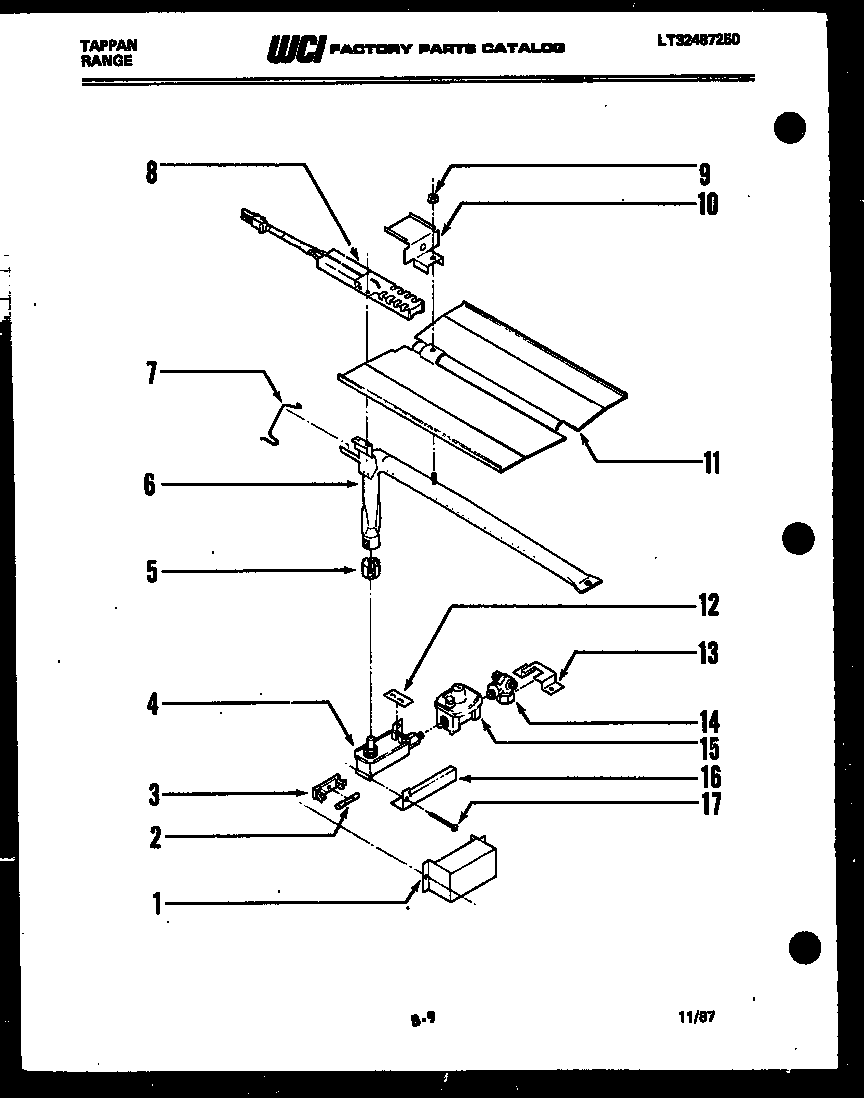 Tappan 12-5063-66-05 gas control diagram