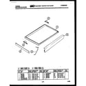 Tappan 77-4957-00-01 top parts diagram