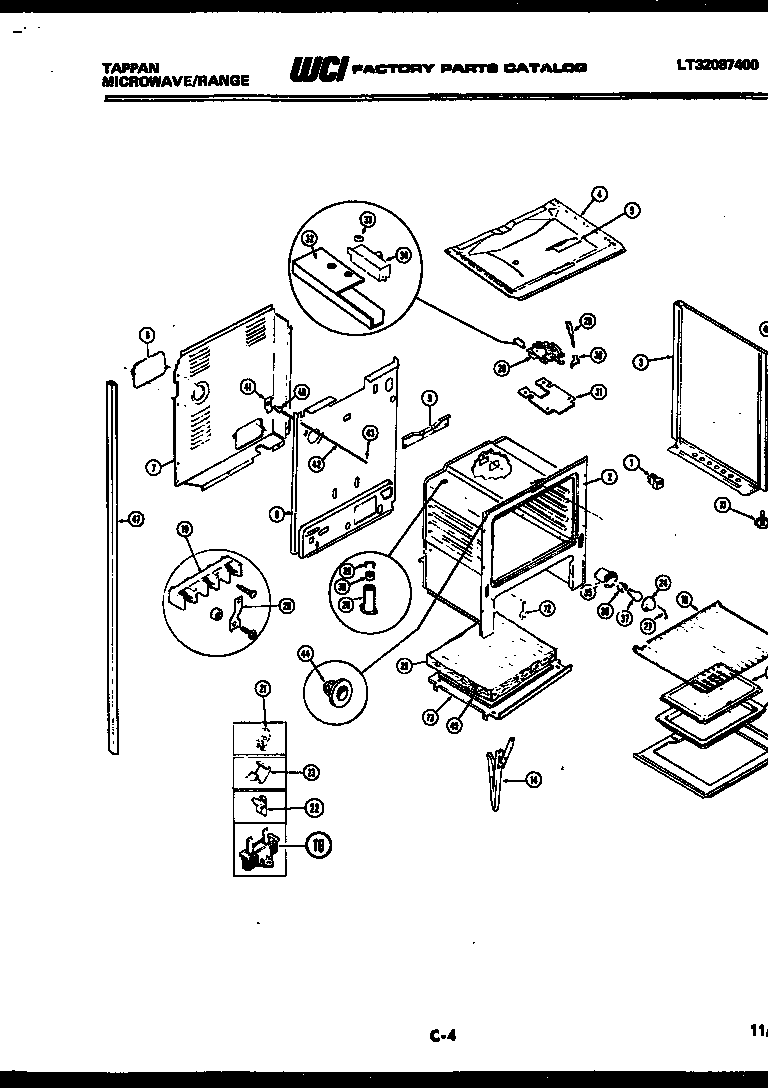 Tappan 77-4957-00-01 body parts diagram