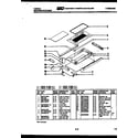 Tappan 77-4957-00-01 top door parts diagram