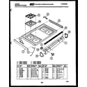 Tappan 76-4967-66-01 cooktop parts diagram
