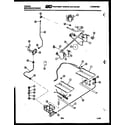 Tappan 76-4967-00-01 burner, manifold and gas control diagram