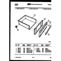 Tappan 30-4687-66-02 drawer parts diagram