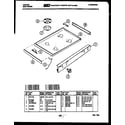 Tappan 72-3977-66-01 cooktop parts diagram
