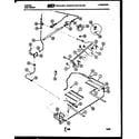 Tappan 72-3977-00-04 burner, manifold and gas control diagram