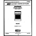 Tappan 31-2528-66-03 cover diagram