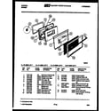 Tappan 31-2528-66-03 door parts diagram