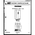 Tappan 95-1967-00-02 front cover diagram