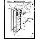 Tappan 95-1967-00-02 refrigerator door parts diagram