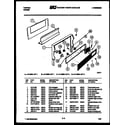 Tappan 31-6538-66-02 backguard diagram