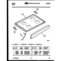 Tappan 31-6538-66-02 cooktop parts diagram