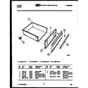 Tappan 31-6538-66-02 drawer parts diagram