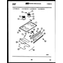 Tappan 37-1048-66-02 cooktop, broiler and control parts diagram