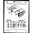 Tappan 31-4668-00-03 door parts diagram