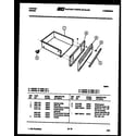 Tappan 31-4668-00-03 drawer parts diagram
