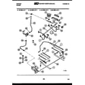 Tappan 30-4988-00-02 burner, manifold and gas control diagram