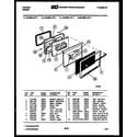Tappan 30-4988-00-02 door parts diagram