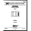 Tappan 14-3038-45-01 cover diagram