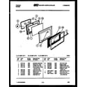 Tappan 31-4667-23-03 door parts diagram