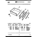 Tappan 31-4667-23-03 drawer parts diagram