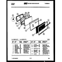 Tappan 31-7647-66-03 door parts diagram