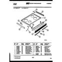 Tappan 30-6758-00-02 cooktop parts diagram