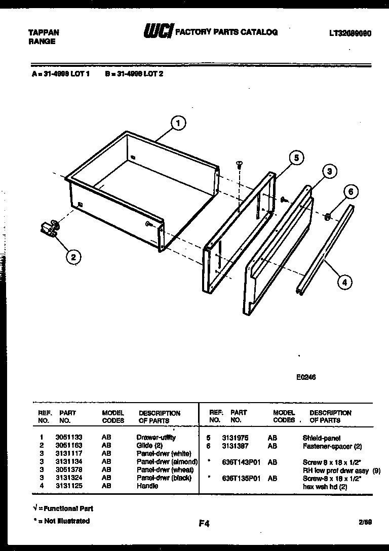 Tappan 30-6758-23-02 door parts diagram