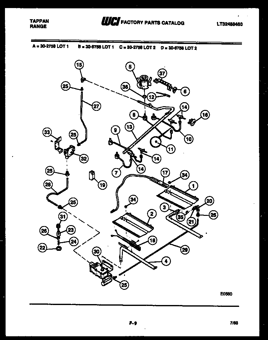 Tappan 31-3968-66-04 door parts diagram