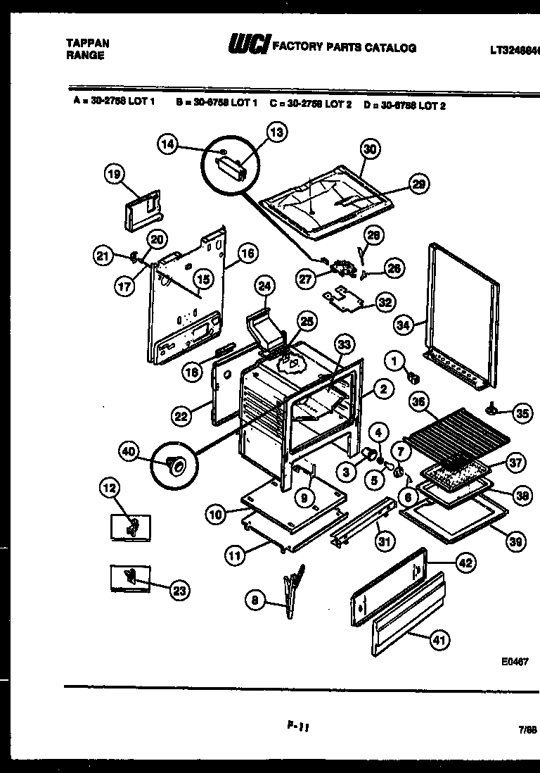 Tappan 31-3968-66-04 backguard diagram