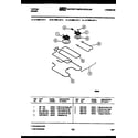 Tappan 14-3028-57-01 burner, manifold and gas control diagram