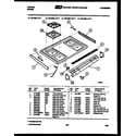 Tappan 30-4388-00-04 cooktop parts diagram