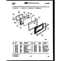 Tappan 30-4388-00-04 door parts diagram