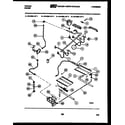 Tappan 30-4388-00-04 burner, manifold and gas control diagram