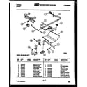 Tappan 32-1004-23-01 burner, manifold and gas control diagram