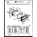 Tappan 30-3657-00-02 door parts diagram