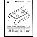 Tappan 31-3648-23-04 cooktop parts diagram
