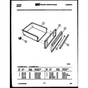 Tappan 30-3857-66-06 drawer parts diagram