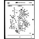 Tappan 30-7987-00-05 burner, manifold and gas control diagram