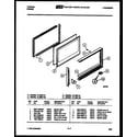 Tappan 72-3657-23-02 upper oven door parts diagram
