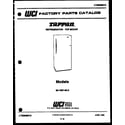 Tappan 95-1587-57-03 cover diagram