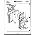 Tappan 95-1587-57-03 door parts diagram