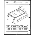 Tappan 31-2538-23-03 cooktop parts diagram