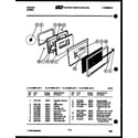 Tappan 31-2538-23-03 door parts diagram
