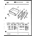 Tappan 31-2538-23-03 drawer parts diagram