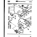 Tappan 30-4987-66-05 burner, manifold and gas control diagram