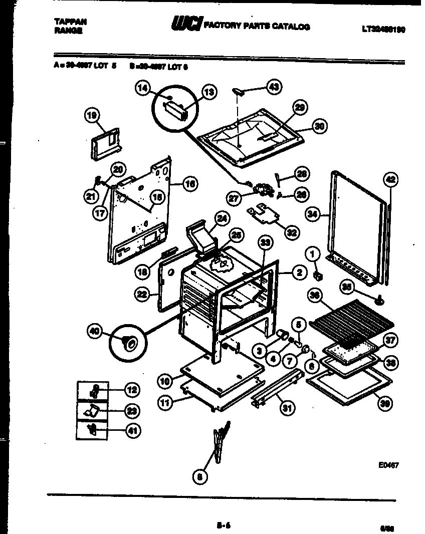 Tappan 30-4987-23-06 body parts diagram