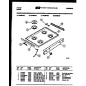 Tappan 72-7657-23-03 cooktop parts diagram